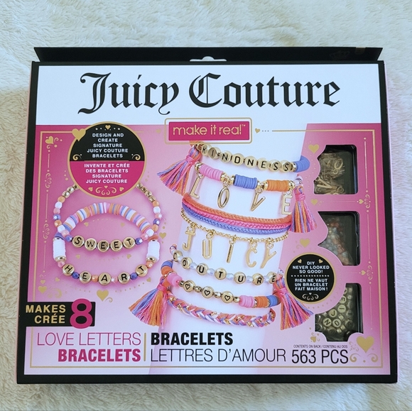 ✨️HP✨️ Juicy🍊 Couture Make It Real Love Letters DIY Bracelet Kit - NIB - Picture 13 of 16